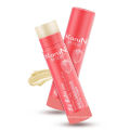 natural organic vegan honey strawberry pink lip balm